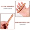 Kafei 5 Pieces Potter Tools Hand Rolls for Clay Stamp