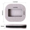 16 PCS Felt Furniture Coasters Caster Cups, Bed Office Chair