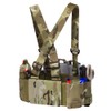 KRYDEX Tactical Chest Rig Elastic Rig Cummerbund with X Harness