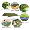 Tent Tarp 9.8FT x 9.8FT Portable Lightweight Camping Tent Mat