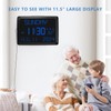 Raynic Digital Clock, 11.5" Large Display Calendar Clock with Day