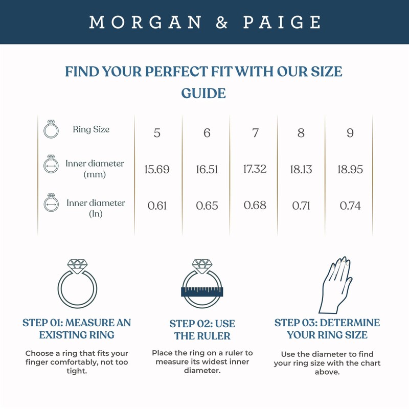 MORGAN & PAIGE Pavéd Eternity Ring - Classic Cubic Zirconia