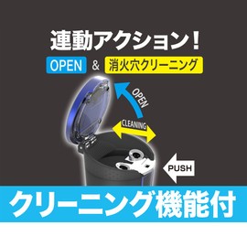 Seikosangyo Solar Light Ash, Ashtray for Motor Vehicles