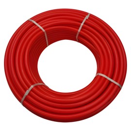 BANFLUXION 300Ft PEX Tubing 3/4" Oxygen Barrier EVOH PEX-B Floor Heating Pipe for Plumbing and Hydronic Systems Red