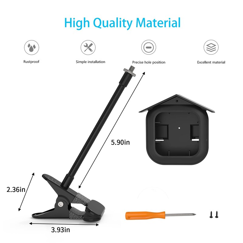HOLACA Plastic Case + Clip Holder Compatible with Flashing Camera
