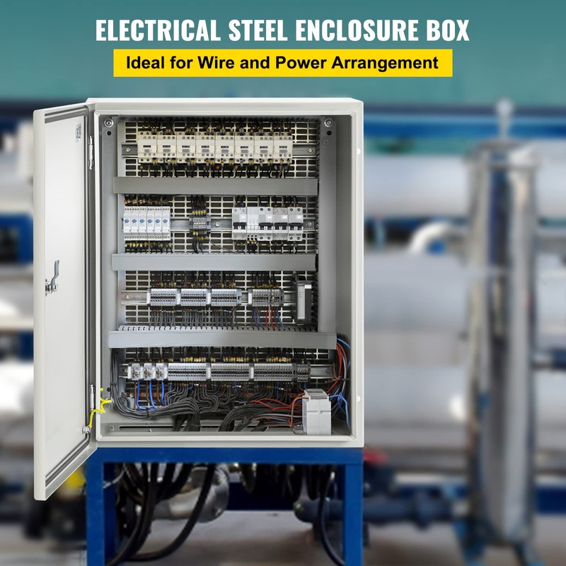 VEVOR NEMA Steel Enclosure, 20 x 16 x 8'' NEMA
