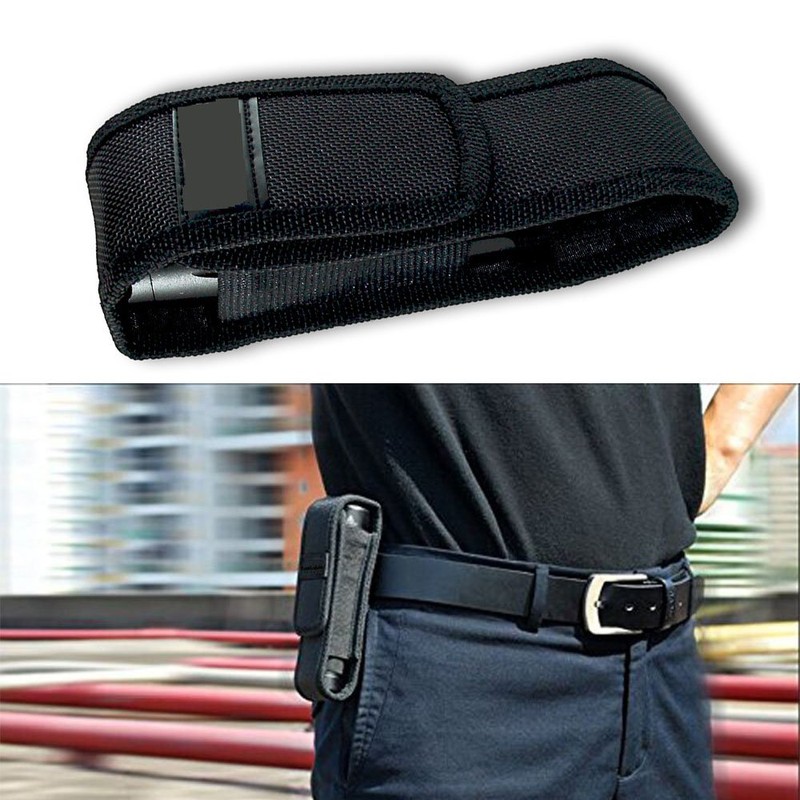 4-Pack Flashlight Holster Carry Case Holder for 5"-7" Flash Light