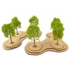 War World Gaming MDF Size Tree Bases x 2 -