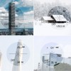 Rangefinders Handheld Diastimeter Monocular Telescope High Precision 600M Black+White