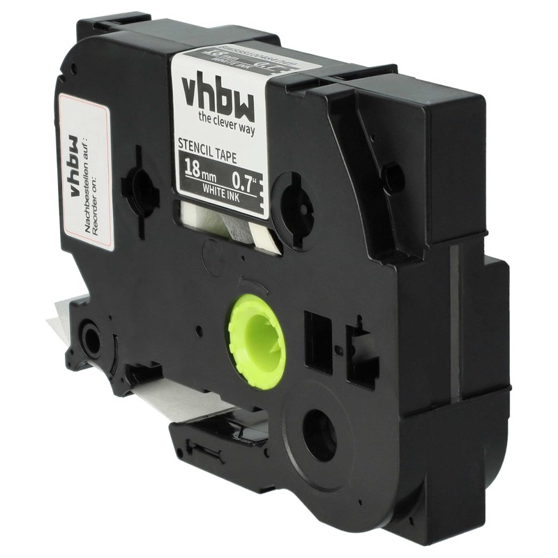 vhbw Stencil Tape Replacement for Brother ST-141, STE-141 for Labelling