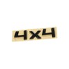 Lettering 4x4 Black Sticker Emblem Blackline Logo