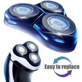 HQ8 Shaver Replacement Blades for Aquatecc PT710 720 730 870, AT751 AT752 AT880 890 Razors, Replacement Blades with High Performance - Shave Wet and Dry, 6Packs.