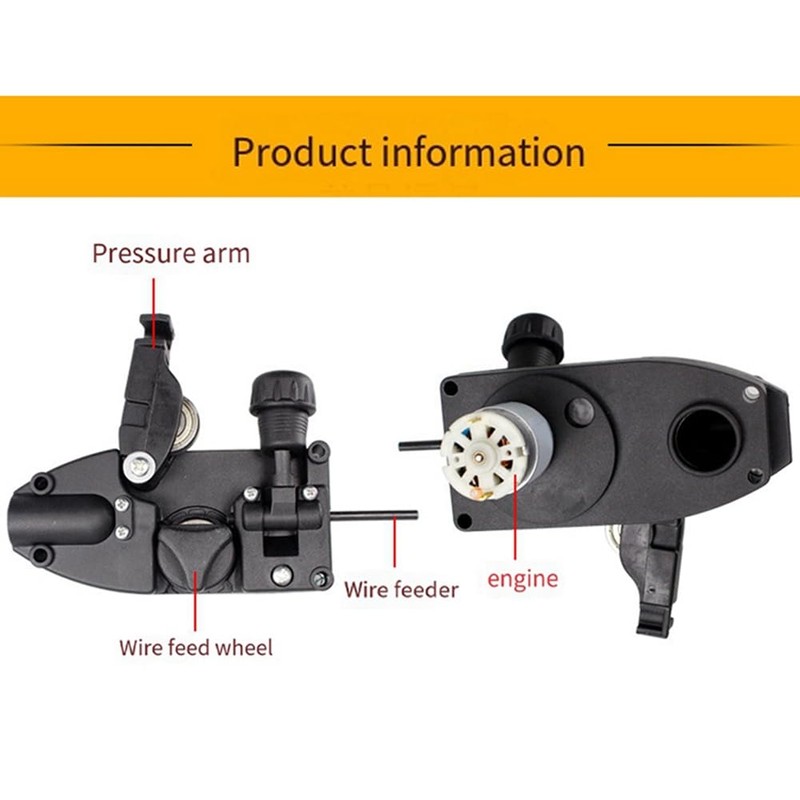 DC 12V Mini Wire Feeder Single Drive Roll Wire Feed