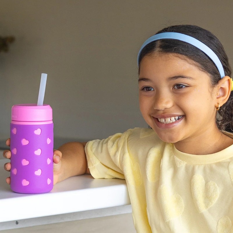 MontiiCo Fusion Insulated Smoothie Cup with Sleeve 350ml, Floss