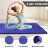 Folding Exercise Aerobics Mat, 4'x10'x3" Extra Thick High Density Anti
