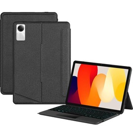 Keyboard Case Compatible with Xiaomi Redmi Pad SE 11'' 2023,Magnetic Detachable Backlit Keyboard with Trackpad, Adjustable Landscape/Portrait Stand