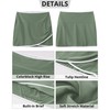 GRAPENT Olive Green Swim Skirt Swimsuit for Women 2024 Bathing