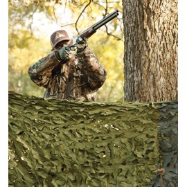 Red Rock Outdoor Gear Hunting Series Camouflage Nets for Hunting Blinds, Woodland, 6 x 8-Feet
