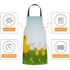 BGBDEIA Happy Duck Apron Adjustable Neck Bib Apron for Men