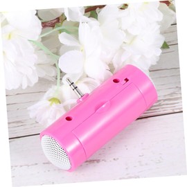 HOMSFOU Mini Portable Speaker Mm Audio Jack Speaker AAA Battery Powered Speaker Mini Size Speaker Battery- Speaker Share Music Speaker Exquisite Design Speaker Small Speakers