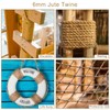 Handyman Crafts Natural Jute Twine Hemp Rope (1.5mm/2mm/3mm/6mm) Durable String