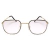 Square Gold Frame Old School True Vintage 80s 90s Reader