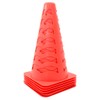 vidaXL Football Cones - 6 pcs Stackable Orange - Soccer