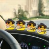 wonuu Car Rubber Duck Ornament Cool Car Accessories Duck Car