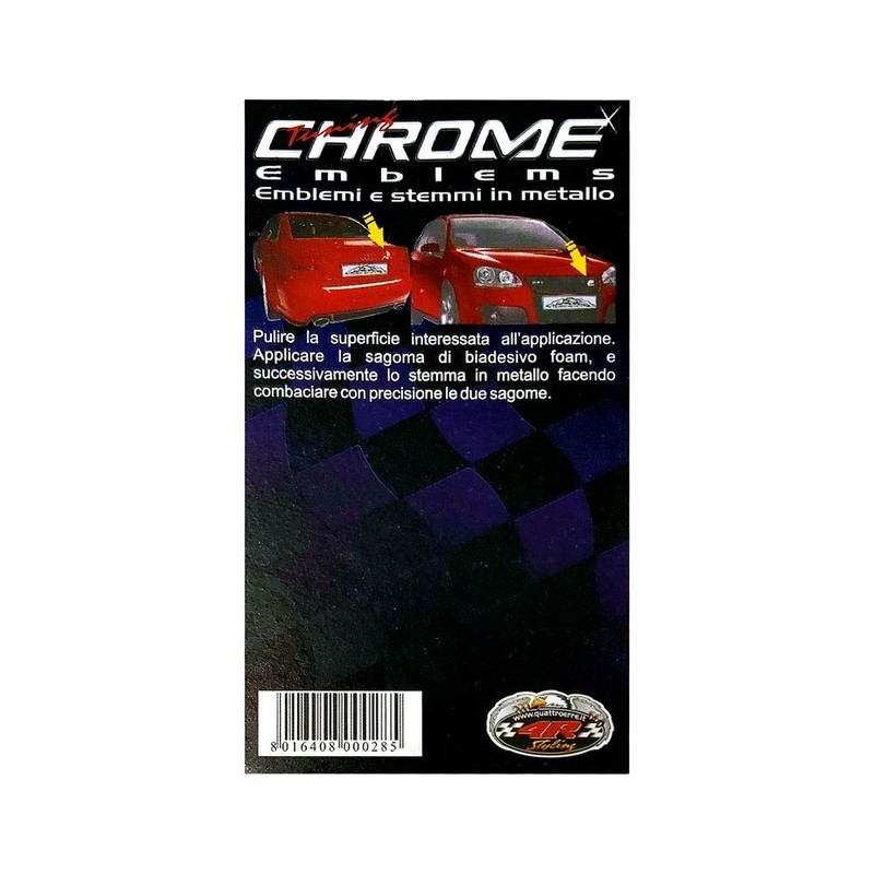 Quattroerre 11027 Crest Sticker Esseesse Metal