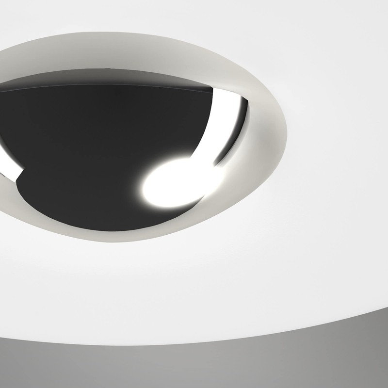 BRILONER Leuchten 2300-018 LED Bathroom Ceiling Light with Chrome Cap,