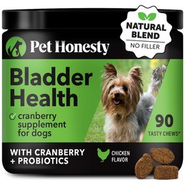 Bladder Health Cranberry Supplement for Dogs – Kidney Support for Dogs, Cranberry & D-Mannose for Dog Urinary Tract Health, Dog Urine & Bladder Support (Chicken)