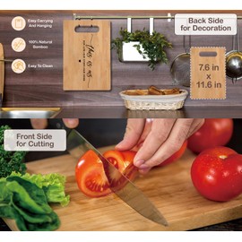 Orchroma Home Warming Gifts New Home,Housewarming Gift for New Homeowners Couple Women Men Family,Christmas Anniversary Birthday Gifts,This is Us Our Life Story Home Cutting Board