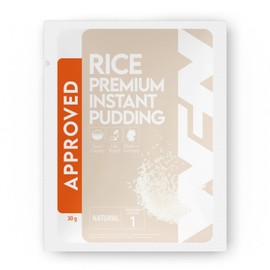 WFN Approved Rice Pudding - Natural - 30 g Sample Pack - Instant Rice Pudding without Additives - Produced & Laboratory Tested in Germany