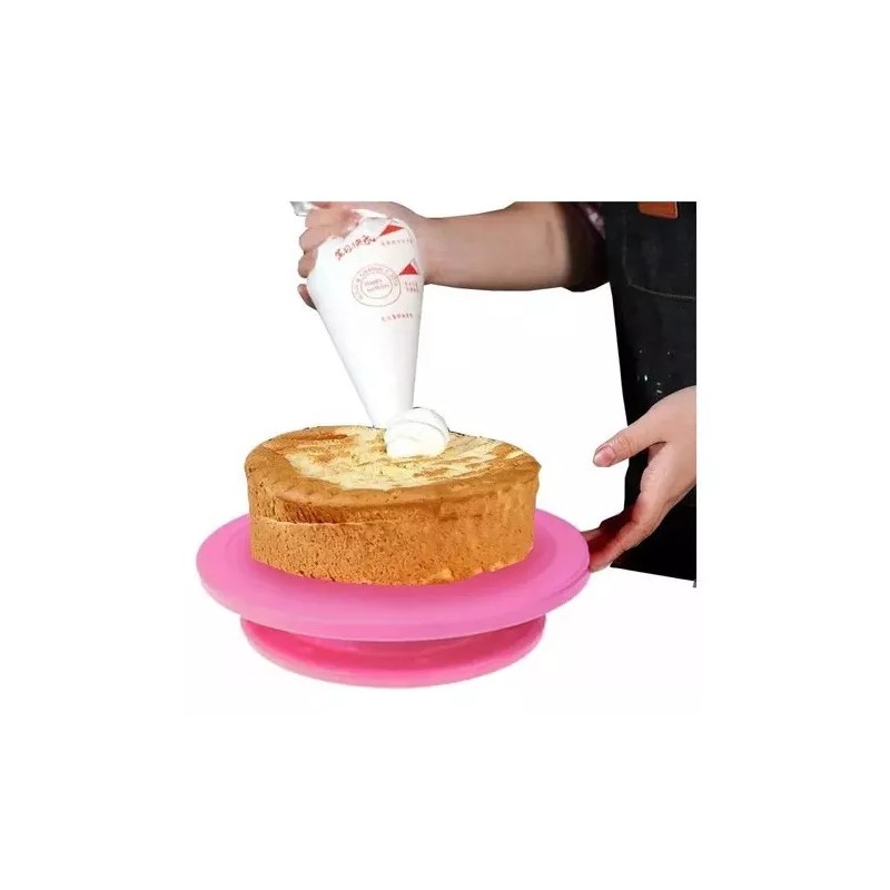 ML Base Giratoria Decoración Pasteles + Base Mini Galletas