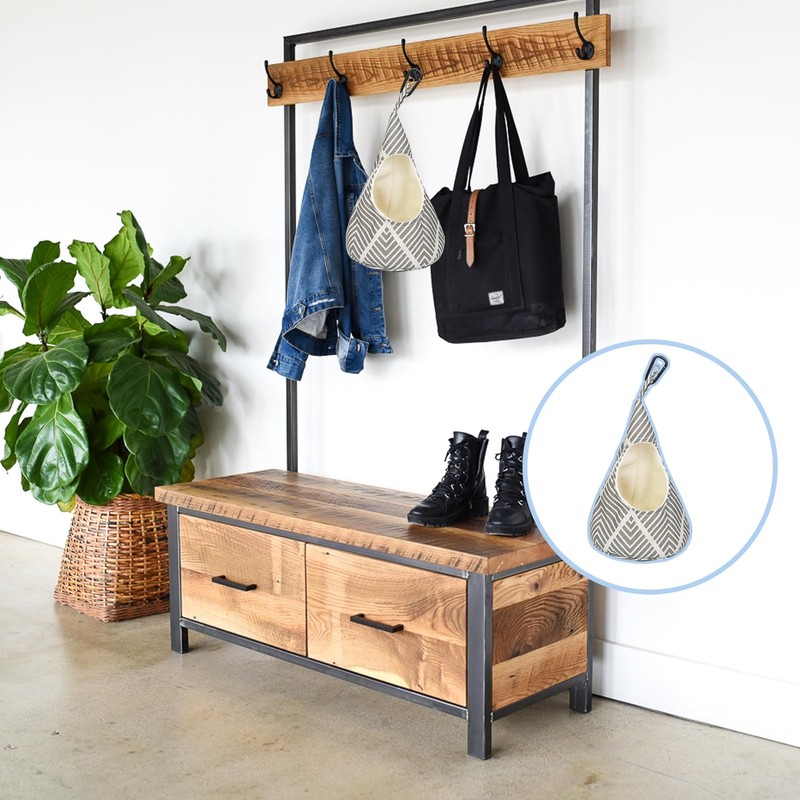 GRVICH Conical Peg Bag for Storage, Hanging Peg Bag, Storage