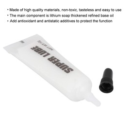 ASHATA 3D Printer Accessories Metal Rail Grease Lubricating Oil with Non- Tasteless, Gear Grease for 3D Printer Reduce Noise Good Lubrication Effect Lubricating Oil,White