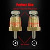 Ampper M6 Thread Brass Battery Terminal Charging Posts, Battery Post