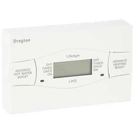 Drayton 25473 LP112 (Mk4) 2 Channel Programmer , White