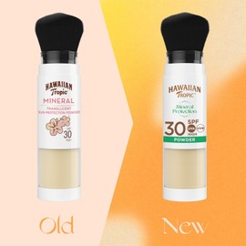 HAWAIIAN TROPIC Mineral Powder Brush SPF 30 | Sun Protection Powder
