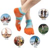 VWELL Toe Socks for Men/Women, COOLMAX Five Finger Socks, Compression