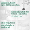 smusei 4 Tier Water Bottle Storage Rack Metal Water Bottle