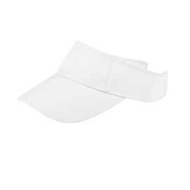 Sports Athletic Sun Visor Hats Adjustable Cotton Golf Baseball Tennis Cap for Boys Girls (US, Alpha, One Size, White)