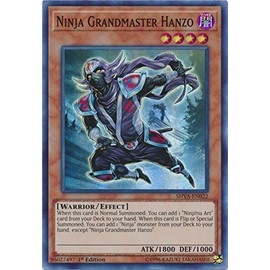 Yu-Gi-Oh! - Ninja Grandmaster Hanzo - SHVA-EN022 - Super Rare - 1st Edition - Shadows in Valhalla