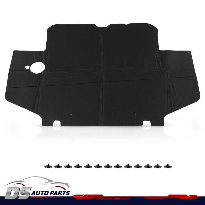 ds-auto-parts Hood Insulation Pad 1/2" With Clips Fit For 1995-2000