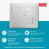 MAP Vents 939-31 Metal Adjustable Vents, Silver, 9 x 9-Inches