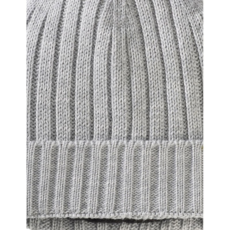 Jack Wolfskin Rib Knit Beanie Hat, Grey Heather, 1-Size