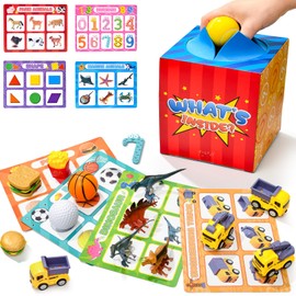 Golray Sorting Toys for Toddlers with Mystery Box, Educational Sorting Games with 8 Themes and 52 Matching Pieces for Preschool & Home Learning, Speech Therapy Toys, Montessori Gift for Kids Ages 3–5