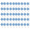 50 Sets Star Shape Rivet Screw Anti‑Rust Clothes Decoration Accessories