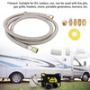 6ft RV Gas Line Hose Extension with Quick Connect Fittings,