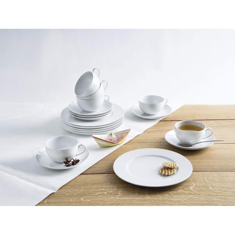 Aronda Teacup [Set of 6] Colour: White